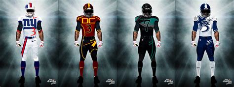 Mr. Design Junkie All 32 NFL Team's Uniforms Redesigned