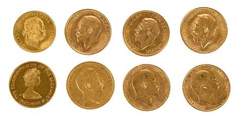 Eight Assorted Foreign Gold Coins sold at auction on 2nd December | Bidsquare