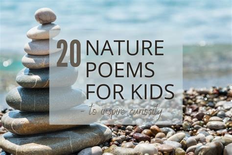 20 Nature Poems for Kids - to inspire curiosity - Pale Blue Marbles