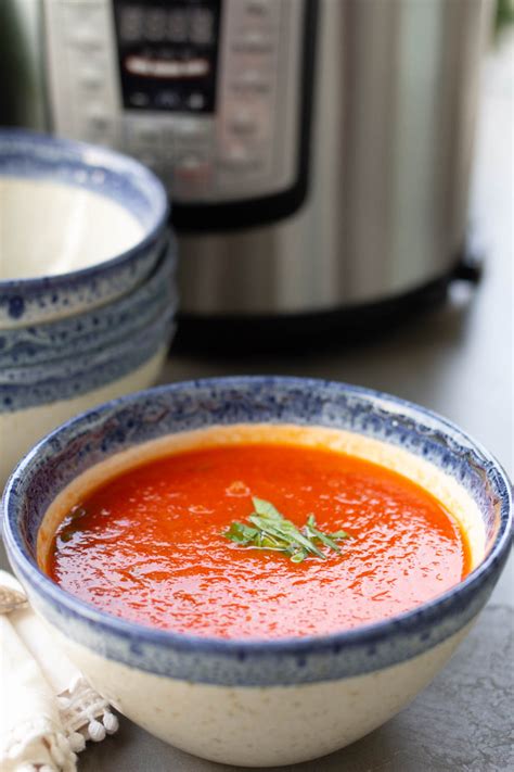 Instant Pot Tomato Soup | A Bountiful Kitchen