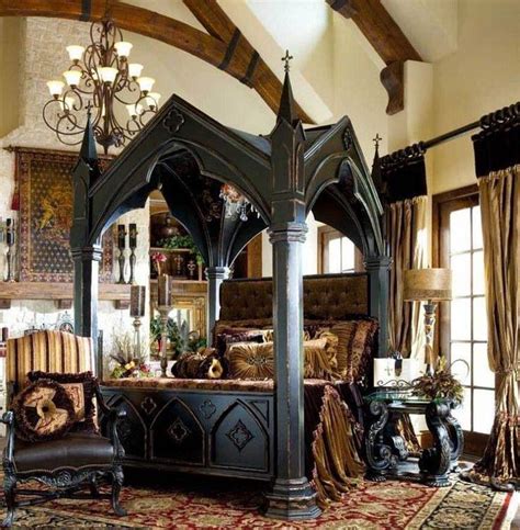 Victorian gothic bedroom furniture - Hawk Haven