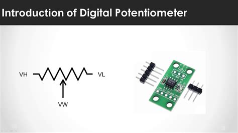 Digital Potentiometer (X9C103S) Introduction and Demo with Arduino - YouTube