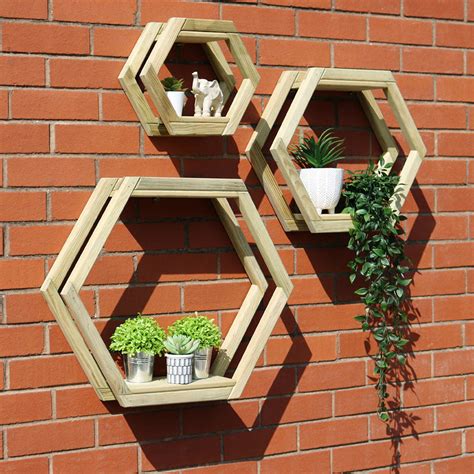 Honeycomb Shelf Set Of 3