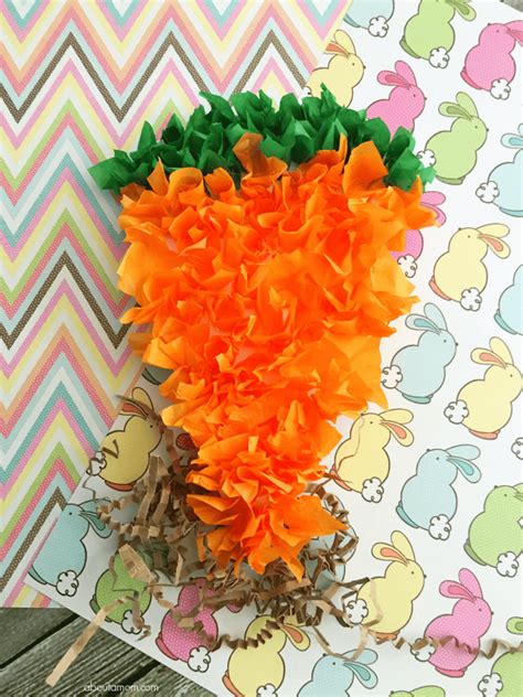 Simple Carrot Craft for Kids - About a Mom