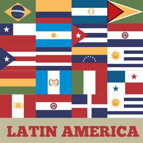 Royalty Free Latin American Flags Clip Art, Vector Images ...