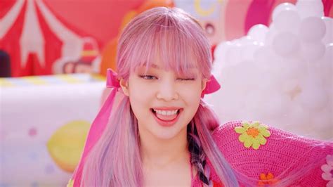 Jennie, Wink, BLACKPINK, Ice Cream, Pink Hair, 4K, #7.2622 Wallpaper