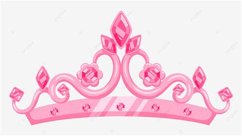 Elemento De Desenho Animado De Coroa De Princesa Rosa PNG , Princesa ...