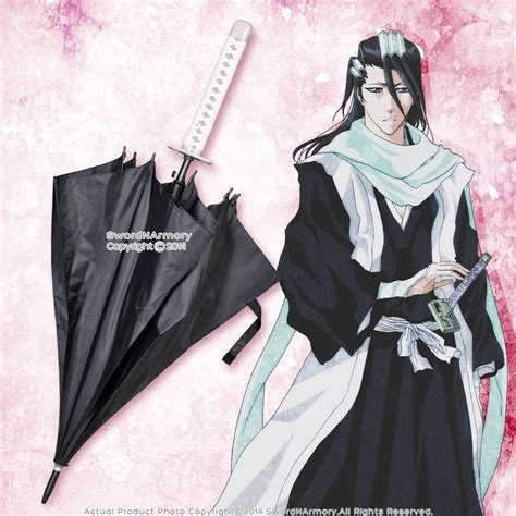 Licensed Bleach Anime Sword Umbrella Kuchiki Byakuya Senbonzakura Zanpakuto