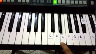 Jehovah Is Your Name (Song 2) Beginners Tutorial for piano (Right Hand ...