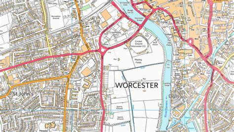 Worcester Street Map | I Love Maps