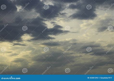 Storm Sky stock image. Image of skies, cloudscape, cloud - 43381293