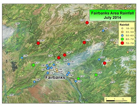 Deep Cold: Alaska Weather & Climate: July Rainfall Around Fairbanks