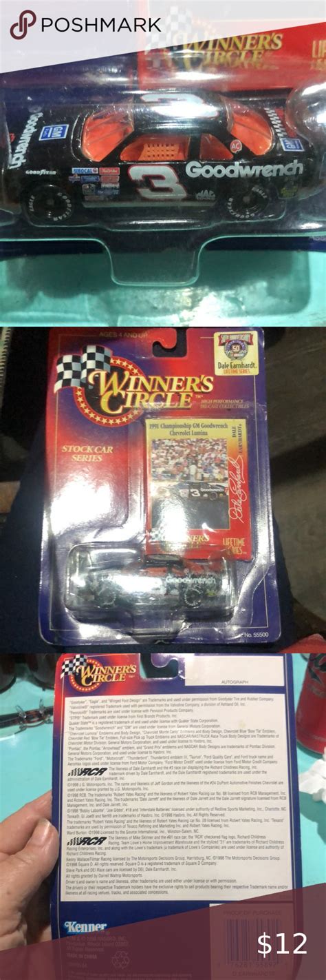 Dale Earnhardt Collectible Car and Card Winner’s Circle 1991 Chevy Lumina Champ! | Car ...