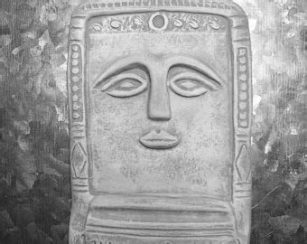 Al-uzza the goddess of Hayyan Inspired Stele Garden Art - Etsy