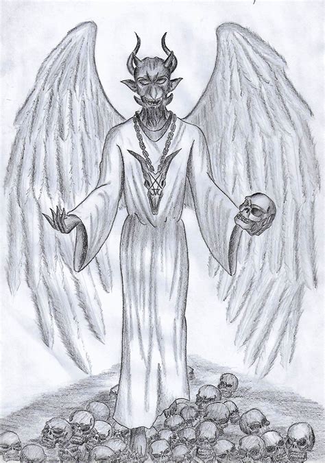 Devil From Heaven Pencil Drawing By Bilal Albar Bayyanullaah | absolutearts.com