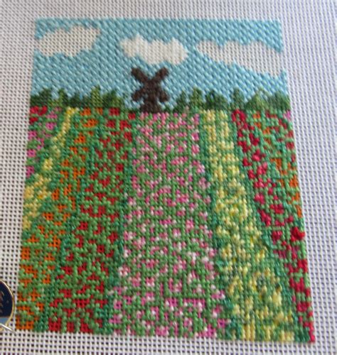 Create Realistic Fields with Tent Stitch – Nuts about Needlepoint