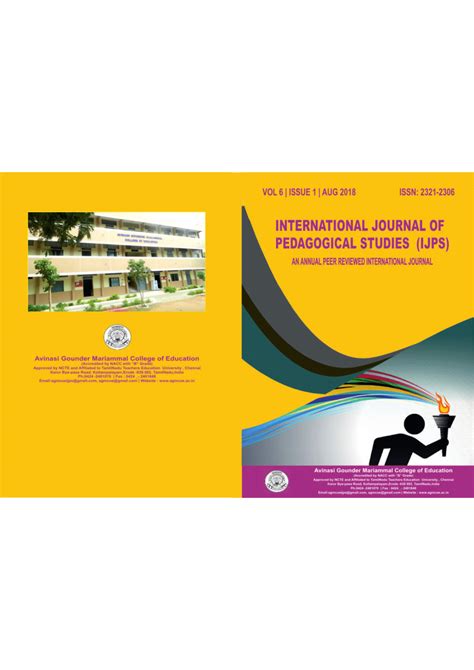 (PDF) INTERNATIONAL JOURNAL OF PEDAGOGICAL STUDIES (IJPS)