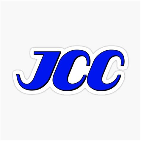 "blue jcc logo" Sticker by bloomingpng | Redbubble