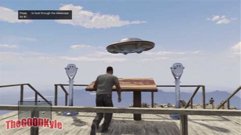 GTA 5: Mt. Chiliad UFO in the Daytime - YouTube