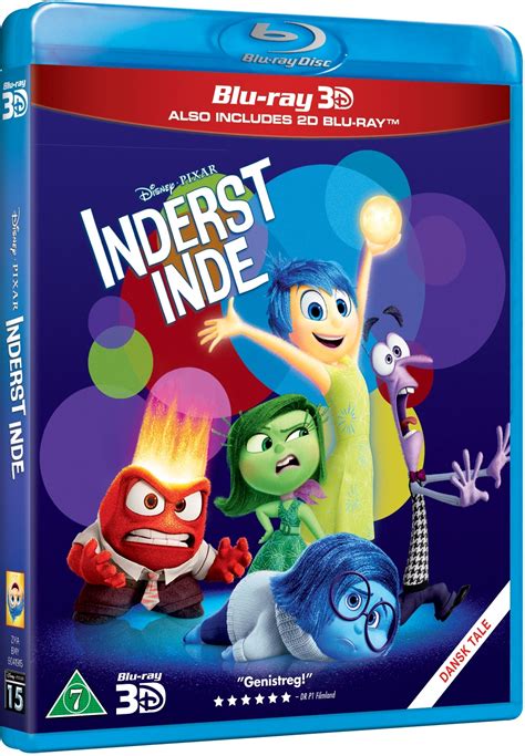 Disney Pixar 15: Inside Out (3D Blu-ray + Blu-ray) - Film - CDON.COM