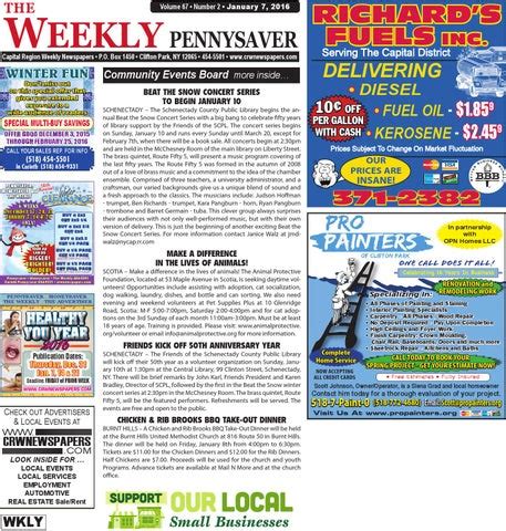 The Weekly Pennysaver 010716 by Capital Region Weekly Newspapers - Issuu