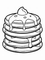 Premium Vector  Delicious pancakes stack colouring Book Pages For sketch template