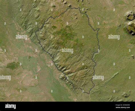 Thyolo, district of Malawi. Low resolution satellite map Stock Photo ...