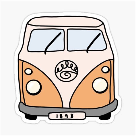 "Bus" Sticker for Sale by allisonnaglieri | Redbubble