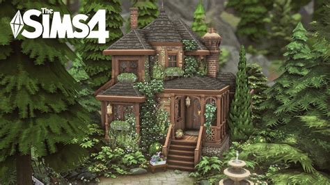 Magical Cottage, Witchy Cottage, Whimsical Cottage, Woodland Cottage, Sims 4 House Building ...