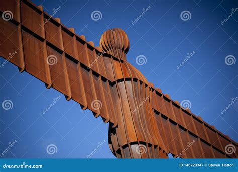 Gateshead, Near Newcastle, UK, November 2012, the Angel of the North ...