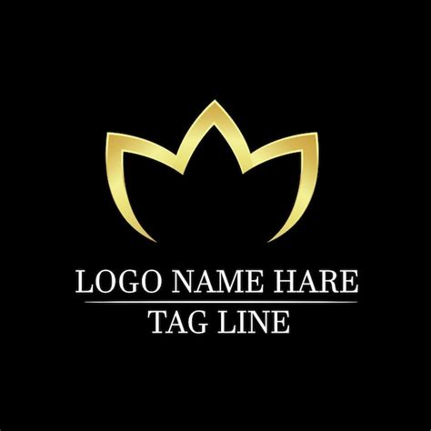 Premium Vector | Modern luxury gold logo design