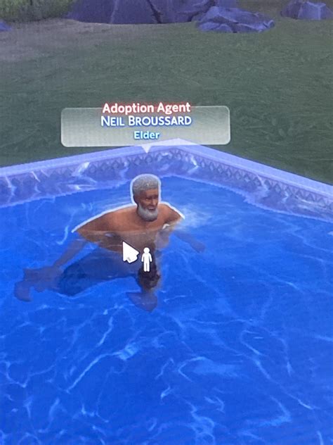 Someone tell me why the adoption agent for my new dog is swimming in my pool : r/Sims4