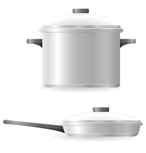 pots and pans tableware vector illustration 515583 Vector Art at Vecteezy