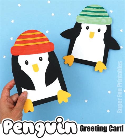 Penguin card - The Craft Train