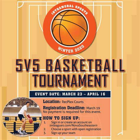 5V5 Basketball Tournament (CANCELLED) – NSU SharkFINS