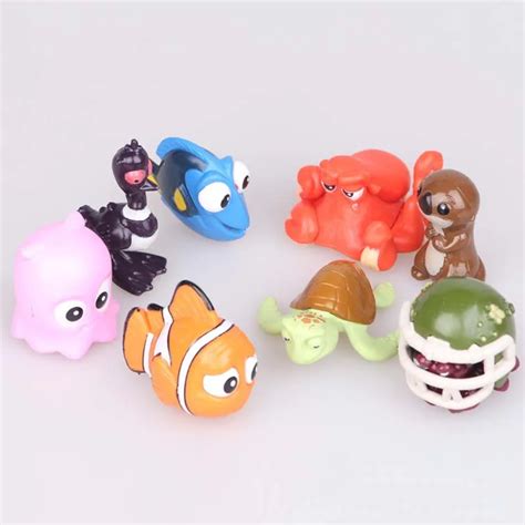 8Pcs/Set Finding Dory Figures Toys Finding Nemo 2 PVC Action Figure Toys For Kids furnishing ...