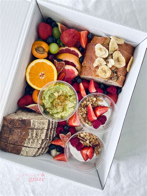 garner & graze vegan grazing boxes in 2021 | Brunch box, Vegan brunch, Brunch