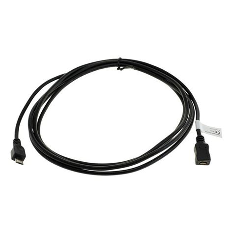 Micro USB Extension Cable - 5pin - 2m - Black