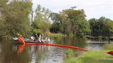 Boating suspended on a portion of the Waccamaw River