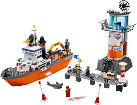 LEGO 7739 City Coast Guard Patrol Boat and Tower q4cGoNMxOy, ゲーム、おもちゃ - editorialdismes.com