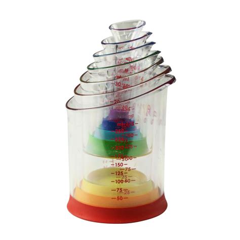 7-Piece Liquid Measuring Beaker Set - OXO Good Grips - Bulk Reef Supply