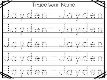 How To Write Jayden In Cursive