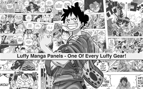 Luffy Manga Panels: One Of Every Luffy Gear | Anime Informer