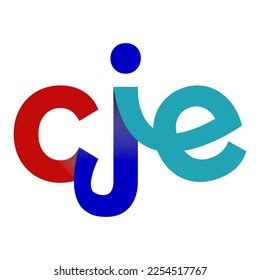 Monogram Logo Letter Cje Vector Format Stock Vector (Royalty Free ...