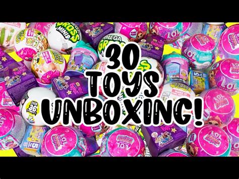 Unboxing 30 NEW Blindbags! HUGE Unboxing Party - Videos For Kids