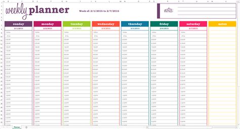 Daily Planner Template Excel – task list templates