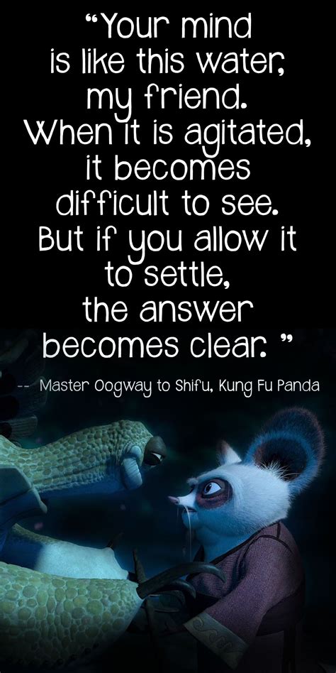 Master Shifu Quotes Kung Fu Panda / The universe has a very important mission for po, who has no ...