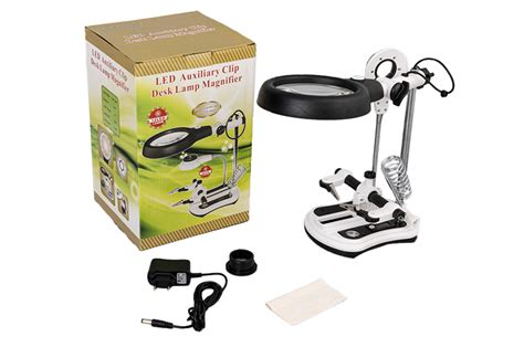 China Auiliary clip desk lamp magnifier for welding Manufacturer and Supplier | HONGBO