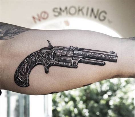 Old Gun tattoo by Niki Norberg | Post 18350