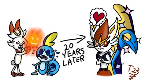 (20 years laters) : Cinderace x inteleon by taranza23 on DeviantArt